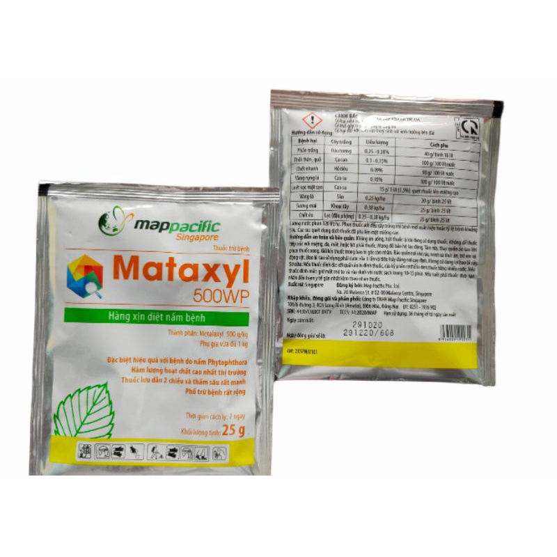 Chế phẩm trừ nấm Mataxyl 500wp