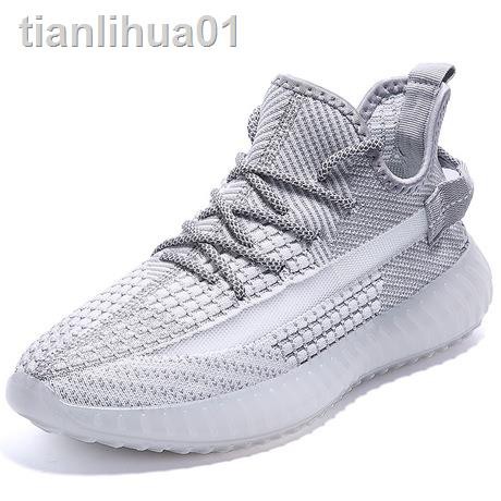 Giày Thể Thao Yeezy Phản Quang Thời Trang 2020 Cá Tính Cho Nam