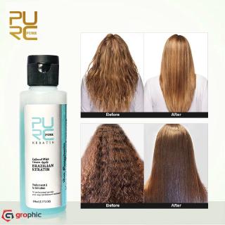 Keratin hương táo Purc 3.7% phục hồi tóc khô xơ hư tổn nuôi dưỡng hiệu quả