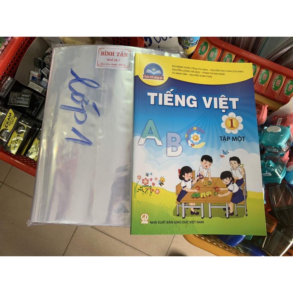 (ĐÂY LÀ GIẤY BAO) Combo 10 bao kiếng SGK lớp 1 cải cách khổ 26.7cm (CHỈ CÓ BAO KIẾNG)