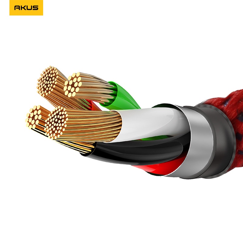 Dây sạc IPsạc nhanh dây dù chống đứt D212 Akus-Hàng