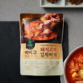 Cj bibigo) canh kim chi thịt lợn - 돼지고기 김치찌개 460g