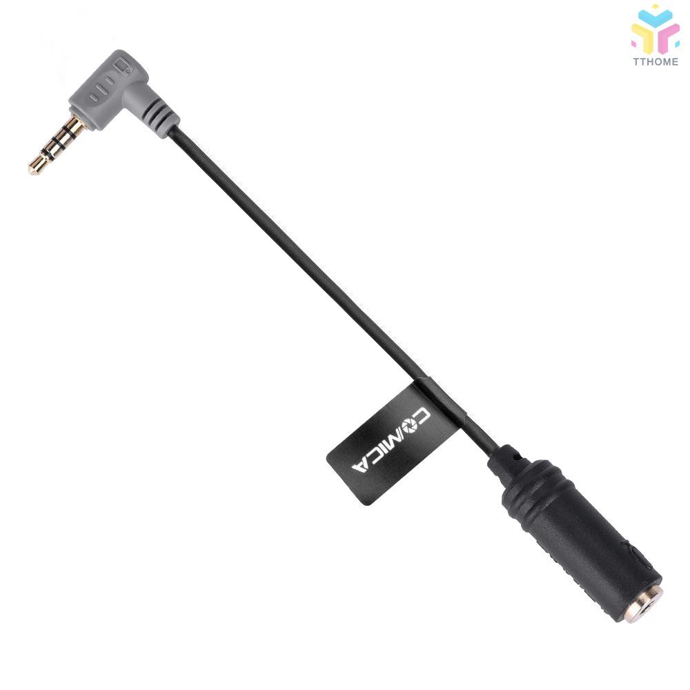 Dđầu chuyển đổi cáp âm thanh mic COMICA CVM-SPX ổ cắm 3.5mm cho iPhone Samsung Huawei iPad