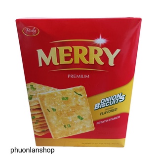 Bánh quy vị hành hộp giấy merry