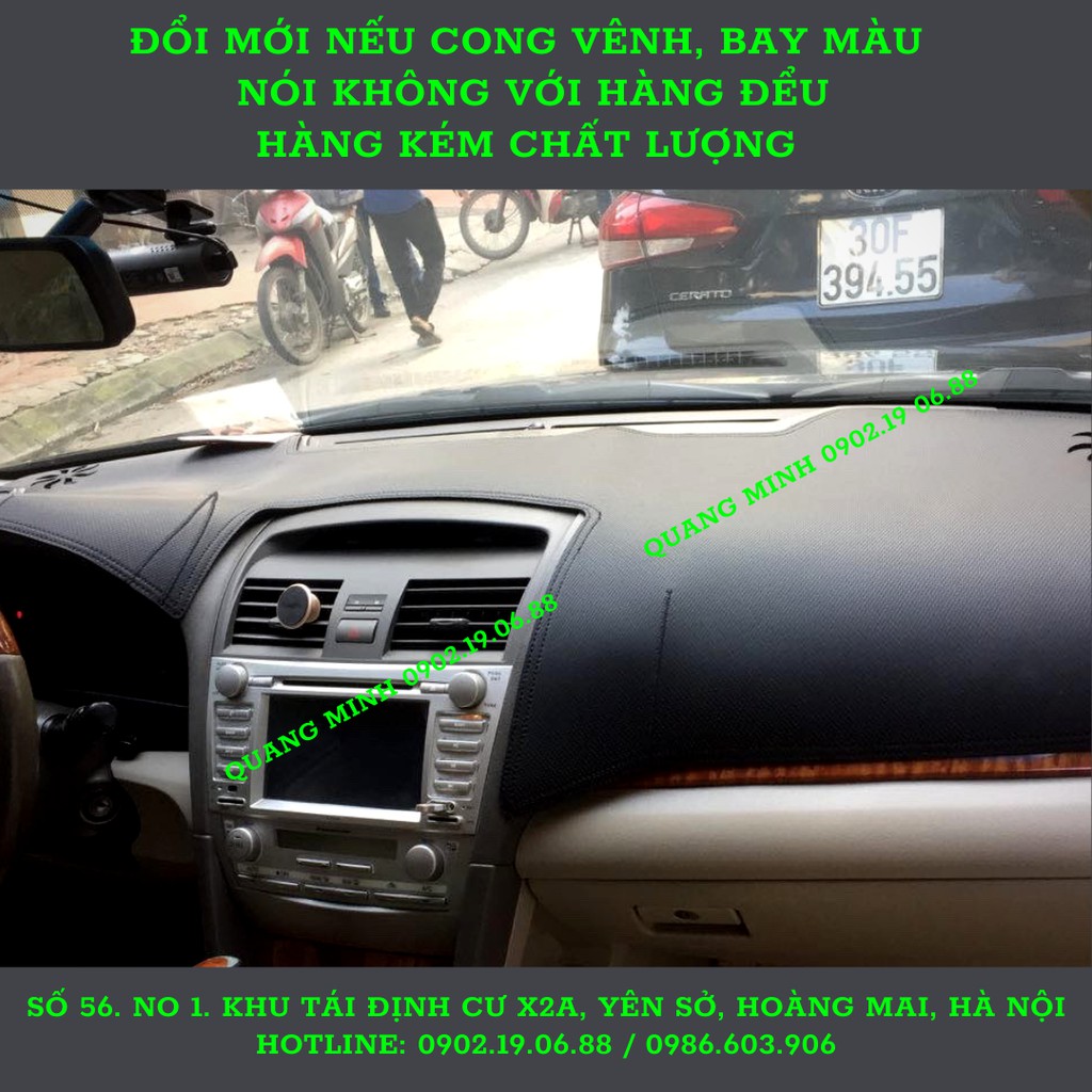 HÀNG XỊN THẢM TAPLO DA CAO CẤP XE TOYOTA CAMRY 2006 - 2012
