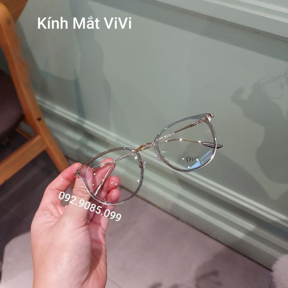 Gọng kính cận dáng tròn bầu V229 - Kính thời trang 0 độ | BigBuy360 - bigbuy360.vn