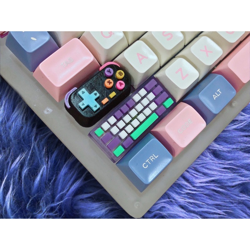 NÚT BÀN PHÍM RESIN KEYCAP HÌNH BÀN PHÍM KEYBOARD MINI