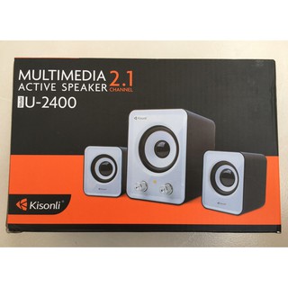 Loa Vi Tính 2.1 Kisonli U-2400 - nhỏ gọn, âm thanh hay