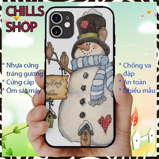 Ốp đt kính cường lực Noel 2022 chi tiết Iphone 6 đến 13 CHILLSSHOP OK-NOELPOD171