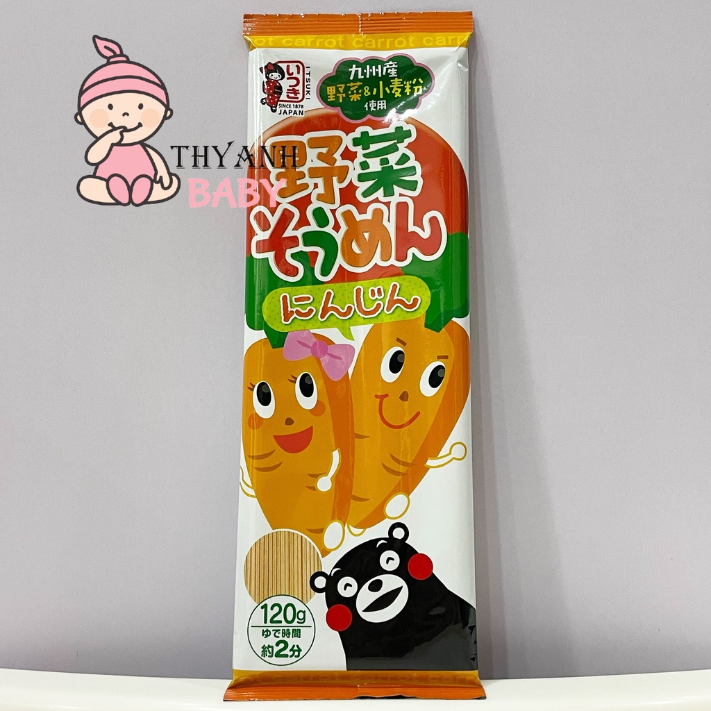 Mì Soba Itsuki Cho Bé Nhật Bản 120gr (10/2022)