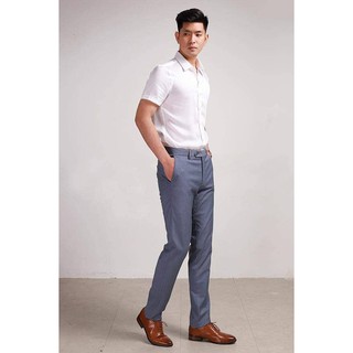 Áo sơmi cộc tay Aristino MÀU TRẮNG