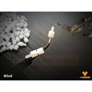 Ốc nhựa m3x6 cho thước ngắm