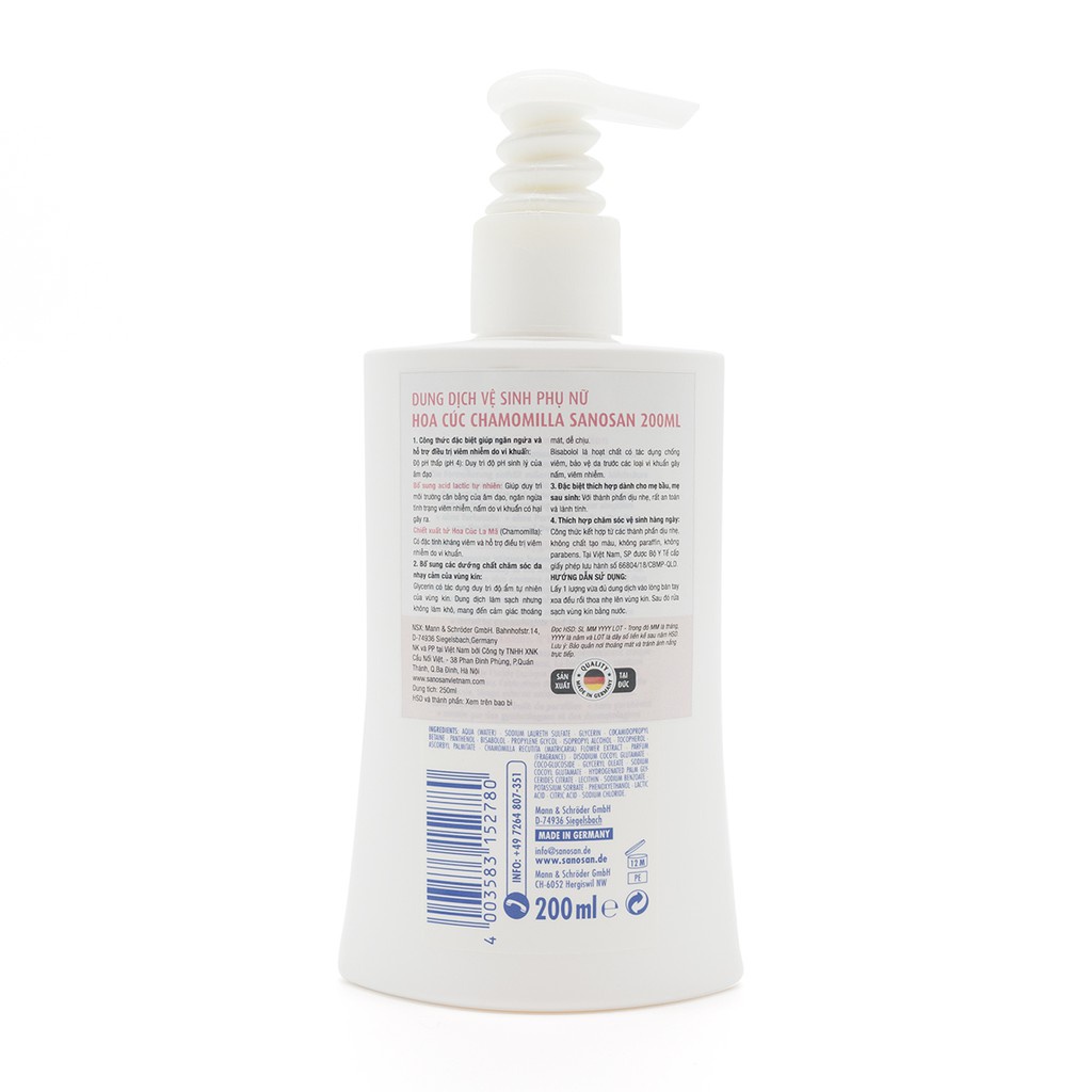 Dung dịch vệ sinh Sanosan 200ml