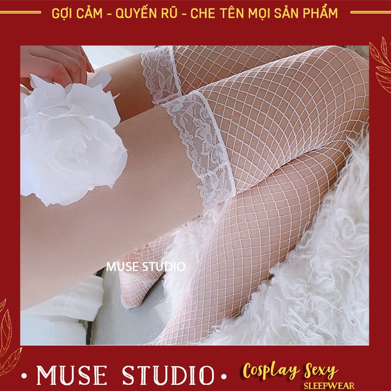 Tất Lưới Gợi Cảm 𝑯𝑨̀𝑵𝑮 𝑸𝑼𝑨̉𝑵𝑮 𝑪𝑯𝑨̂𝑼 Tất Lưới Phối Ren Sexy