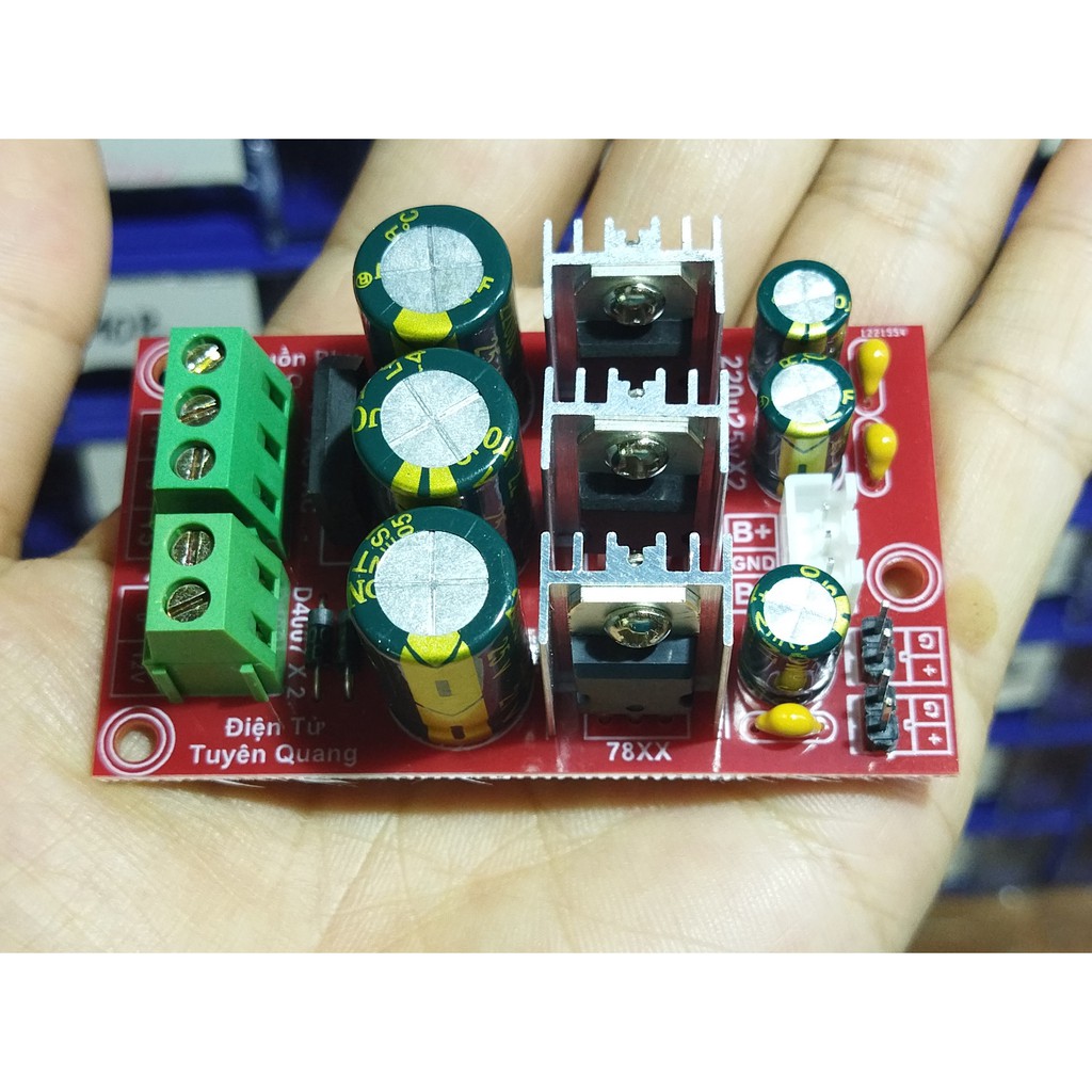 Mạch Nguồn Pre 15V Và 12V Cho Mạch USB Bluetooth