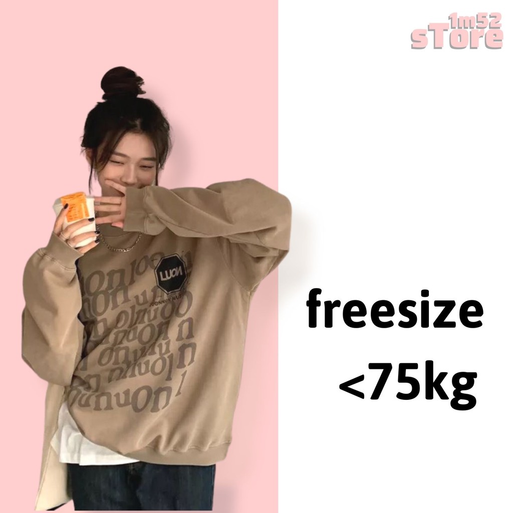 Áo sweater nỉ nữ hàng quốc form rộng đẹp giá rẻ cute ấm áp G078 | BigBuy360 - bigbuy360.vn