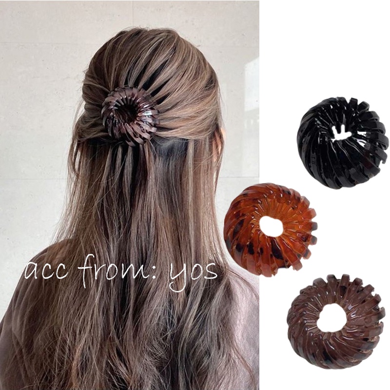 Búi tóc Hàn Quốc dạng chụp bằng nhựa kiểu mới sang chảnh cho nữ