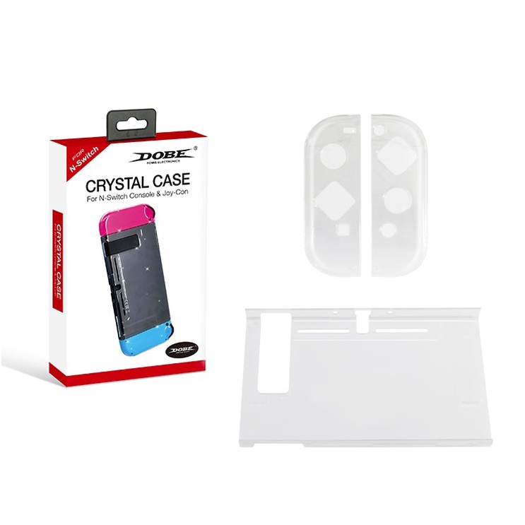 Ốp nhựa cứng trong suốt  dành cho máy Nintendo Switch V1/2