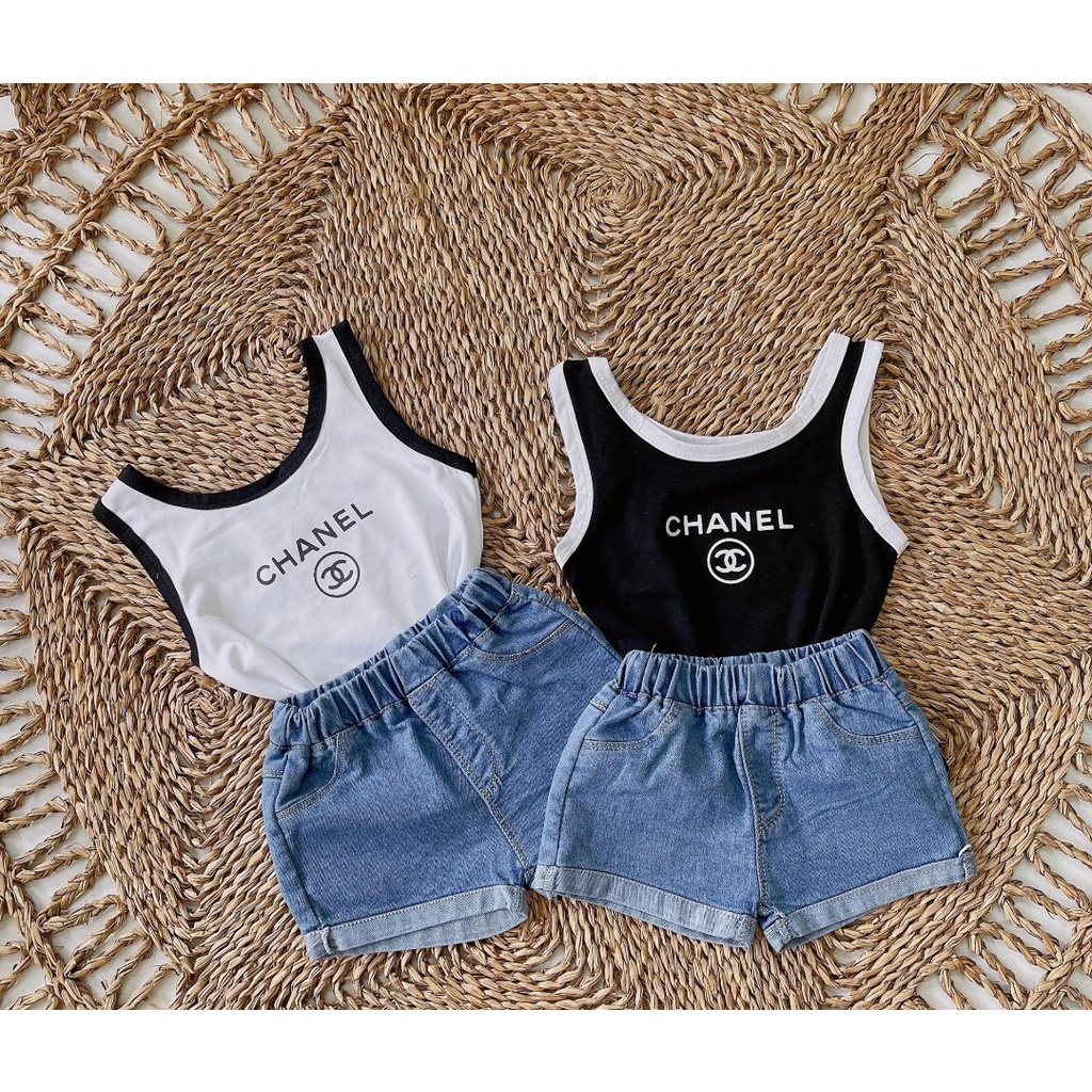 Bộ Sát nách CHA.NEL bé gái