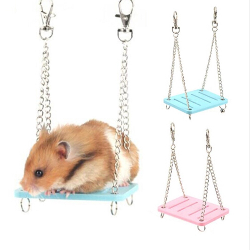 Xích Đu Gỗ Đồ Chơi Cho Chuột Hamster