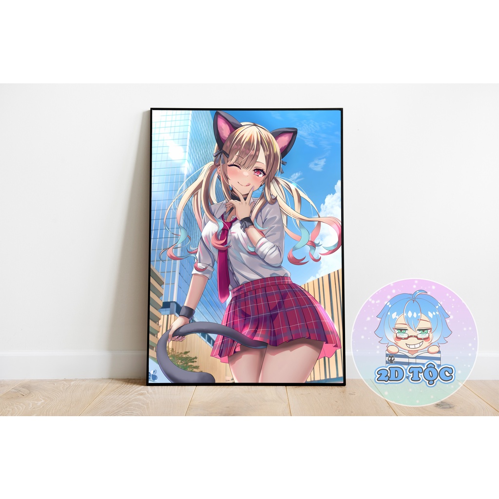 TRANH POSTER A3 DÁN TƯỜNG KITAGAWA MARIN (10) ANIME MANGA MY DRESS-UP DARLING - 2D TỘC SHOP