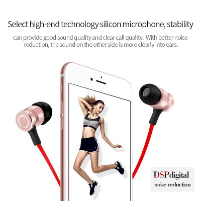 Tai nghe bluetooth thể thao vỏ nhôm Matee 369