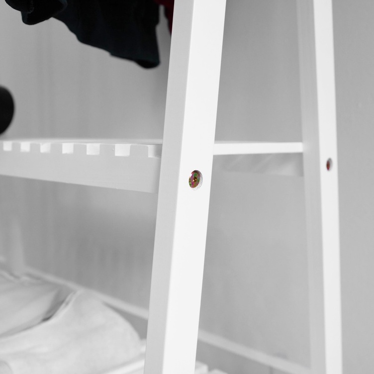 Nowship hcm giá treo quần áo chữ a lắp ráp 2 tầng màu trắng  thương hiệu MW FURNITURE - Nội thất căn hộ
