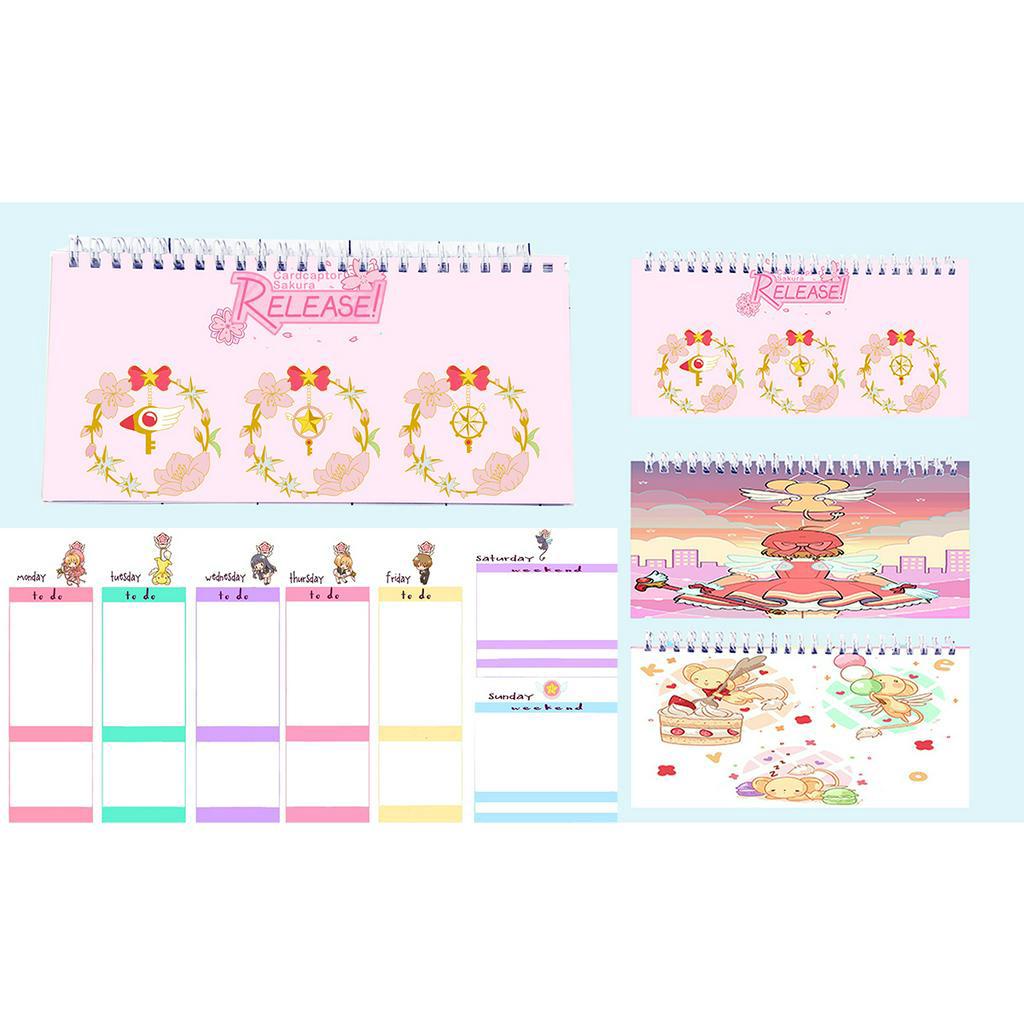Sổ kế hoạch tuần bé đào kero CCS WPI22 hoạt hình Weekly Planner 52 trang thần tượng idol