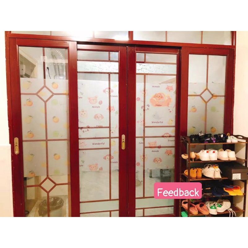 B502 Giấy dán kính mờ cửa sổ và phòng tắm chống nhìn trộm tránh ánh sáng mạnh