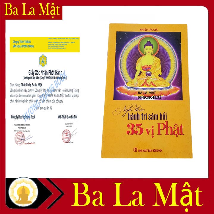 Sách - Nghi Thức Hành Trì Sám Hối 35 Vị Phật - Ba La Mật Shop