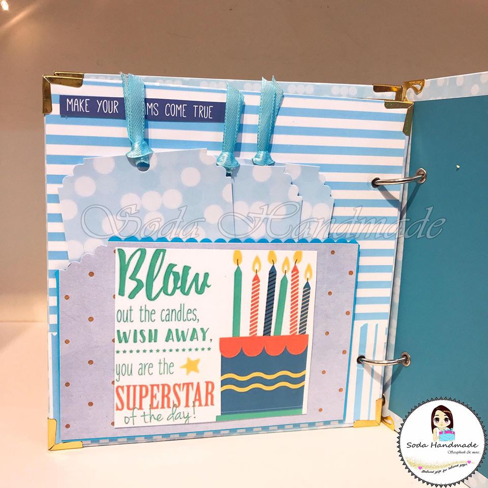 [Album ảnh Handmade] Birthday  Scrapbook - Album Sinh nhật