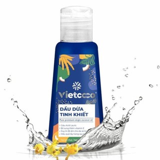 Dầu Dừa 100% Nguyên Chất Vietcoco : CHAI 50ml