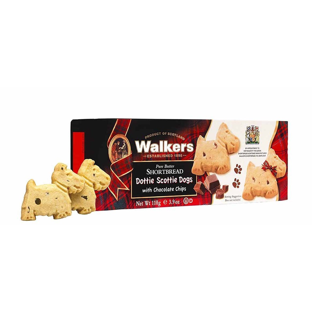 Bánh quy bơ Scottie Dogs hiệu Walkers 110g