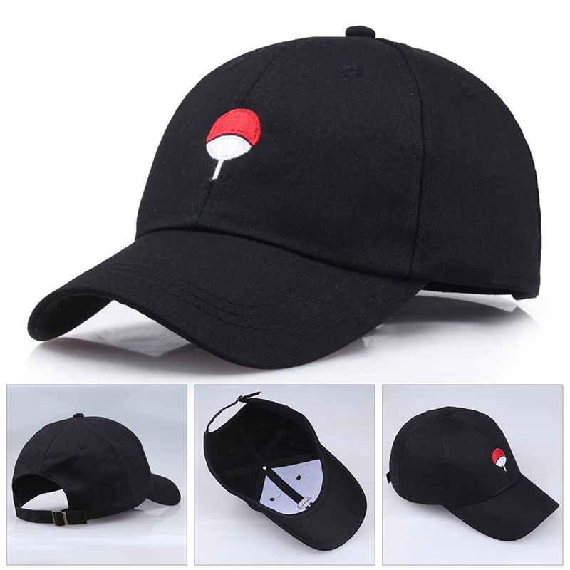 Mũ Lưỡi Trai 100% Cotton Thêu Logo Phim Naruto