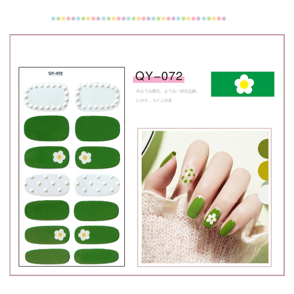 Miếng dán móng tay nail nhiều hình dễ thương N02 | BigBuy360 - bigbuy360.vn