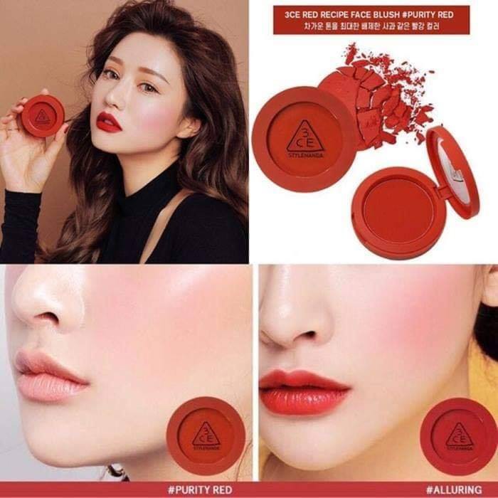💥💥 PHẤN MÁ HỒNG 3CE RED RECIPE FACE BLUSH | BigBuy360 - bigbuy360.vn