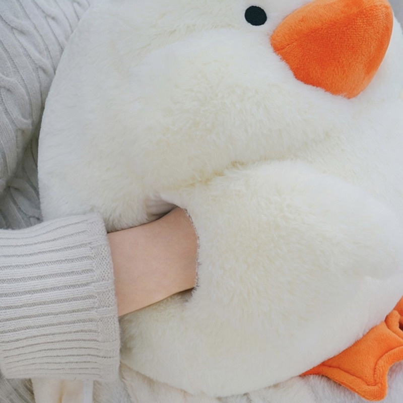 Có Sẵn Gối ôm Vịt Duck hand warmer 3 trong 1 văn phòng công sở chăn gối làm ấm tay 38x32 170x90