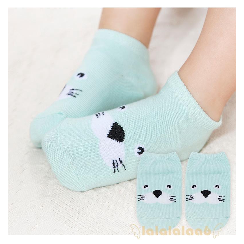 ◕ω◕Fashion Unisex Animal Socks 3D Printed Cute Cat Xmas Low Cut Ankle Cotton Socks