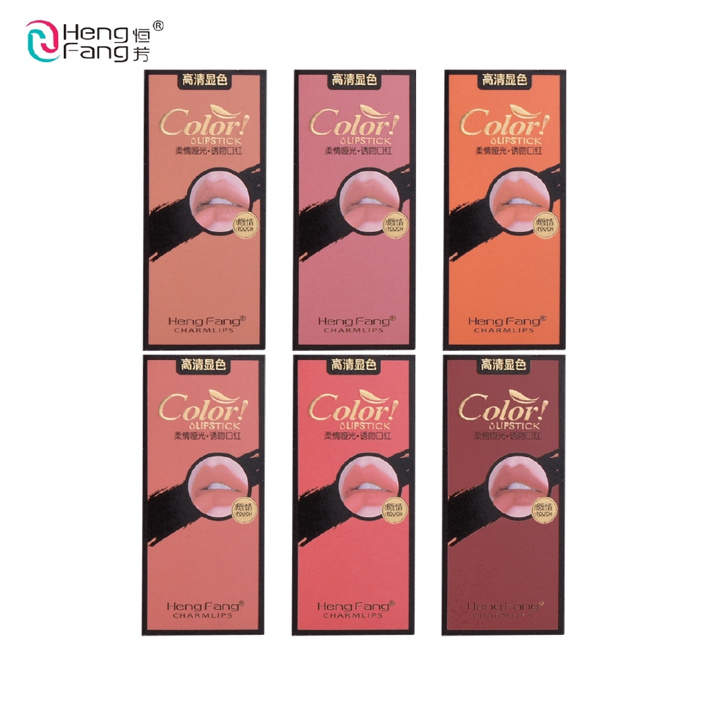 Son thỏi HengFang H9364 giữ ẩm môi và bền màu 6 màu tuỳ chọn 3.5g | BigBuy360 - bigbuy360.vn