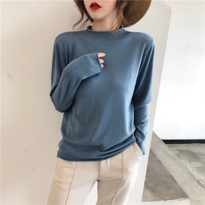 Áo Sweater Cổ Cao Dáng Rộng Thời Trang Thu Đông Cho Nữ | BigBuy360 - bigbuy360.vn