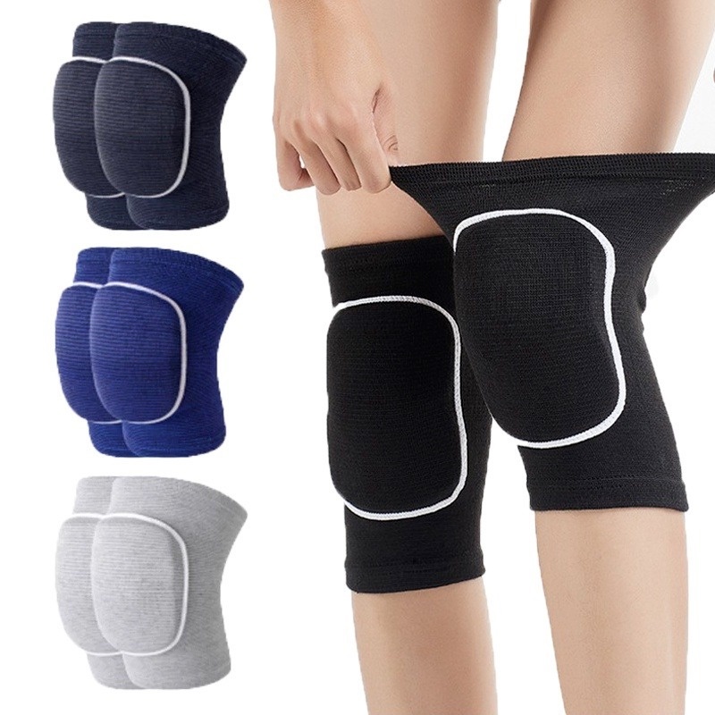 1 Cặp Đệm Đầu Gối Bằng Xốp Co Giãn Hỗ Trợ Đầu Gối Khi Chơi Thể Thao/Nhảy Múa