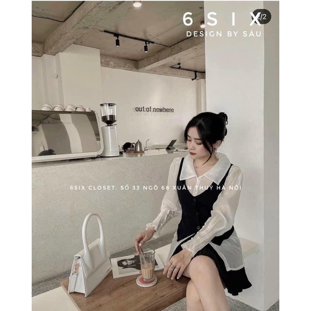 Set sơ mi tay phồng phối áo gile thêu chữ HGC729 | BigBuy360 - bigbuy360.vn