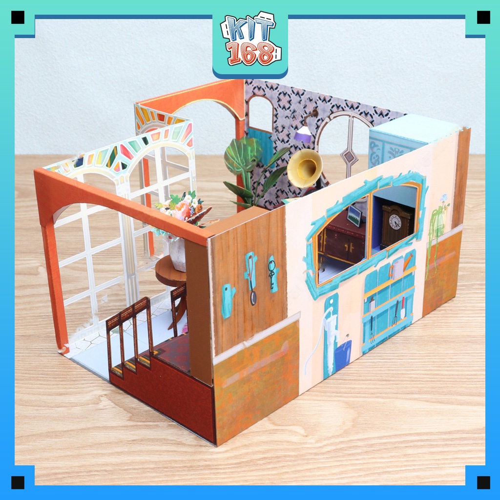 Mô hình giấy kiến trúc Nhà nhỏ xinh xinh ver 2