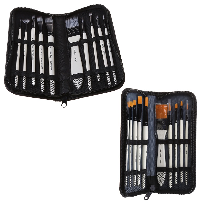 Set 10 Cọ Vẽ Tranh Sơn Dầu Chuyên Nghiệp