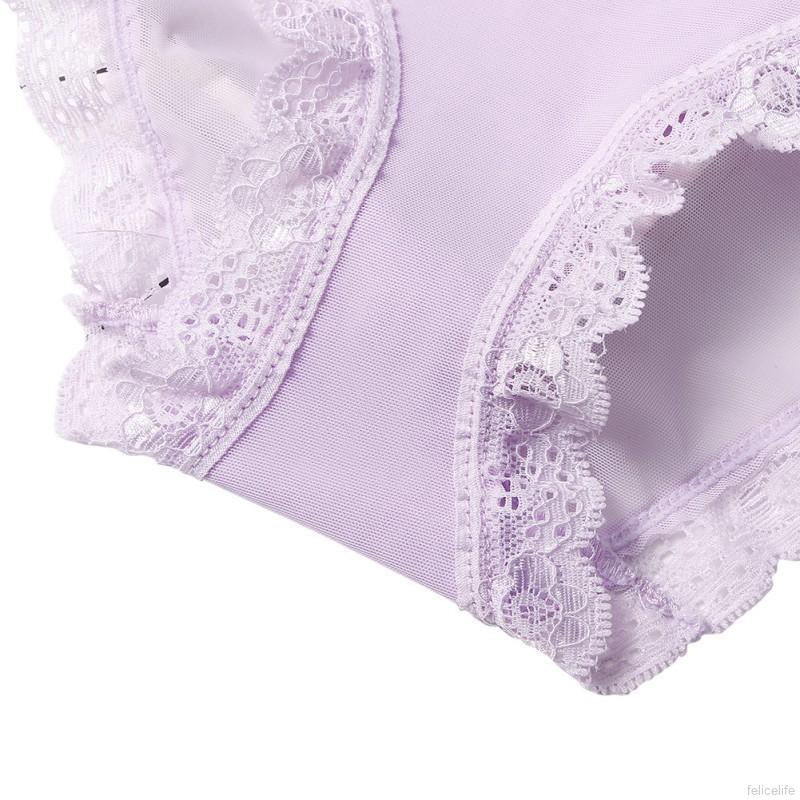 FREESHIP ĐƠN 99K_ Quần lót phối nơ và viền ren xinh xắn quyến rũ