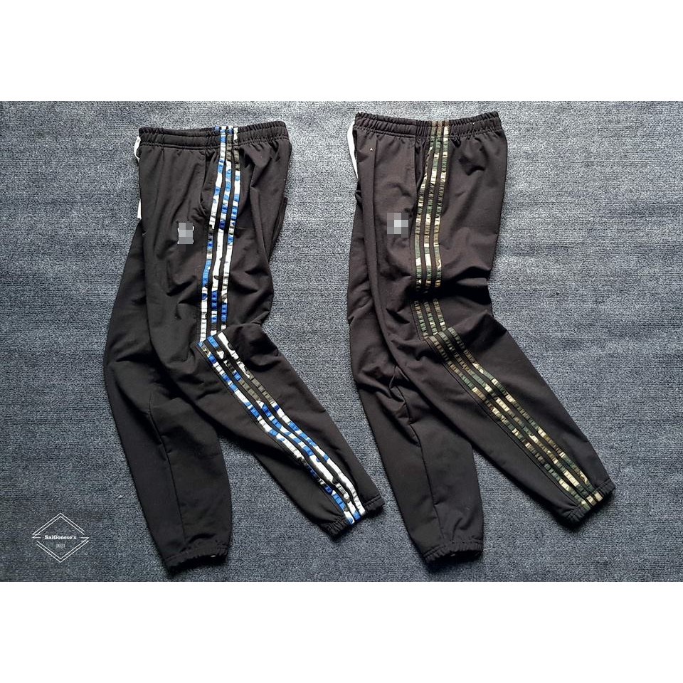 ▤✔✟Quần Jogger Thun Thể Thao Nam Nữ Sọc Camo Rằn Ri Unisex