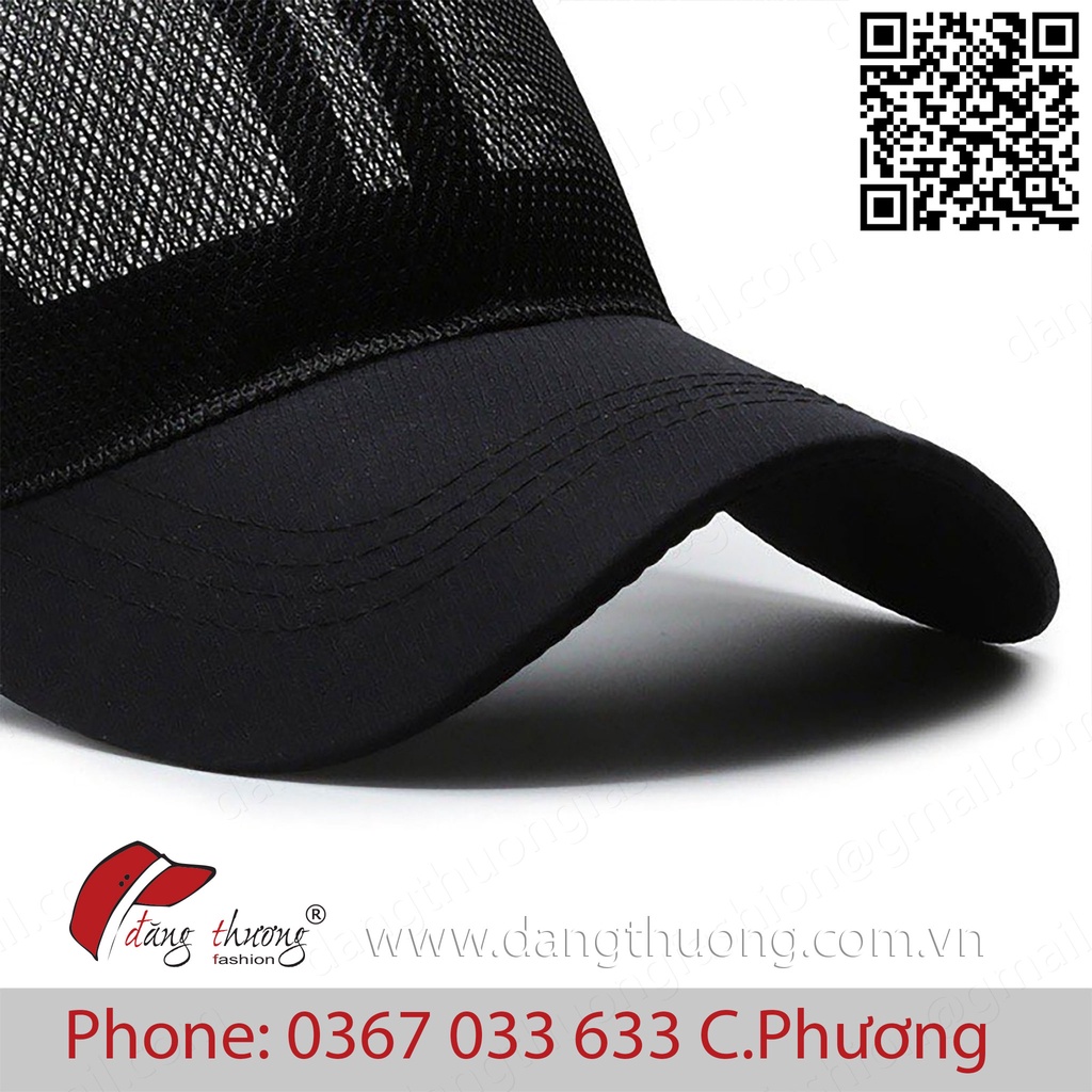 Mũ nón kết lưỡi trai lưới thoáng khí cho nam và nữ lưỡi ngắn và dài