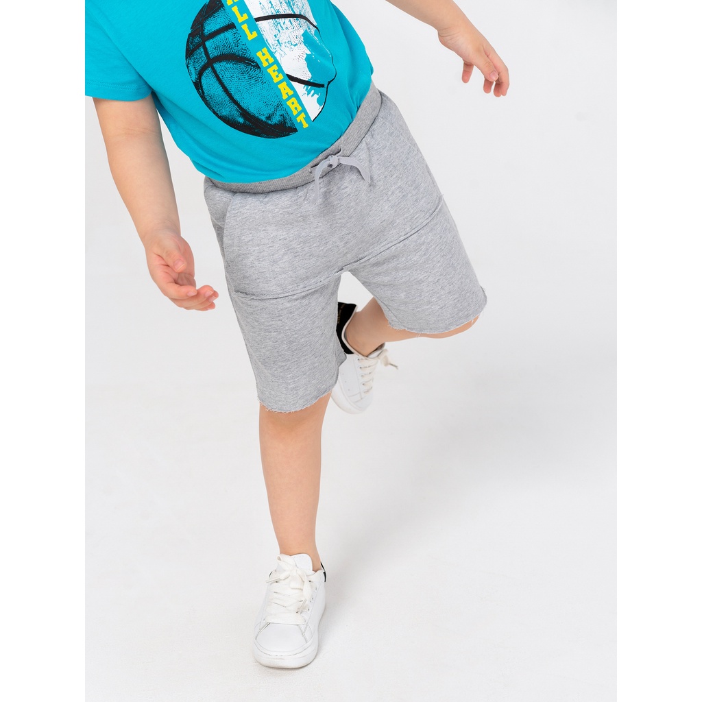 Quần shorts bé trai CANIFA chất nỉ thời trang kiểu dáng năng động cho bé từ 2 tuổi tới 10 tuổi - 2BS21S005