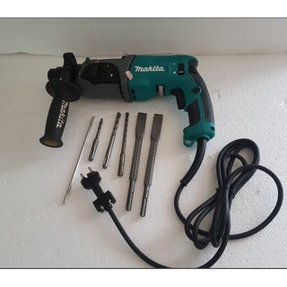 máy khoan bê tông-máy khoan makita 2470F KÈM BỘ 5 MŨI KHOAN VÀ ĐỤC
