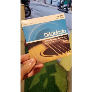 Dây Đàn Acoustic D'Addario EJ16 Size 12